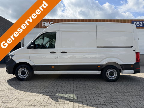 Volkswagen Crafter 35 2.0 TDI 177pk L3H3 ( L2H2 ) Comfortline / vaste prijs rijklaar € 23.950 ex btw / euro 6 / lease vanaf € 391 / dubbele schuifdeur / ramen rondom / airco / cruise / navi / camera !