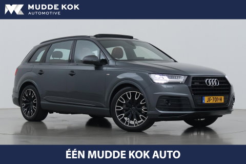 Audi Q7 3.0 TFSI quattro Pro Line + 7p | Luchtvering | Trekhaak | Panoramadak | 360° Camera | B&O Advanced | Head-Up | Nachtzicht | 7-persoons | Soft Close