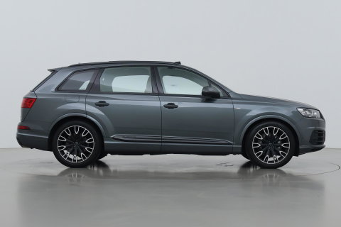 Audi Q7 3.0 TFSI quattro Pro Line + 7p | Luchtvering | Trekhaak | Panoramadak | 360° Camera | B&O Advanced | Head-Up | Nachtzicht | 7-persoons | Soft Close