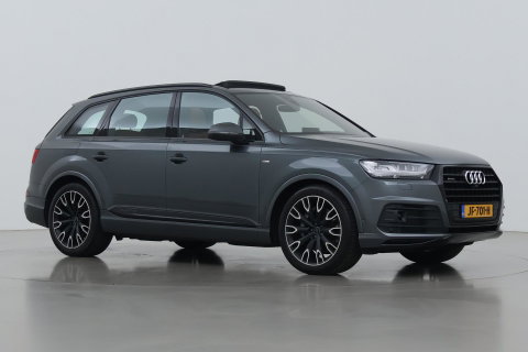 Audi Q7 3.0 TFSI quattro Pro Line + 7p | Luchtvering | Trekhaak | Panoramadak | 360° Camera | B&O Advanced | Head-Up | Nachtzicht | 7-persoons | Soft Close