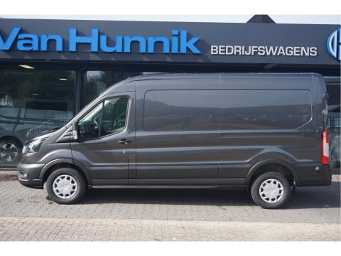Ford Transit 350L 130PK L3H2 Trend BPM VRIJ!! Clima, 12" Sync 4 scherm Navi, 270° deur, Trekhaak!! NR. 330