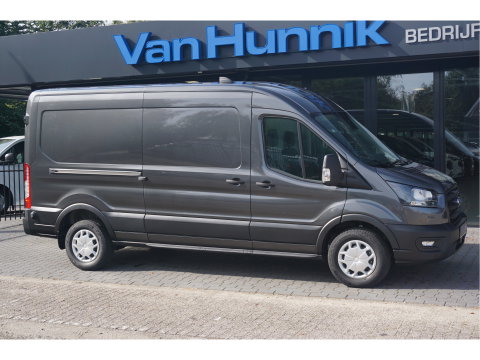 Ford Transit 350L 130PK L3H2 Trend BPM VRIJ!! Clima, 12" Sync 4 scherm Navi, 270° deur, Trekhaak!! NR. 330