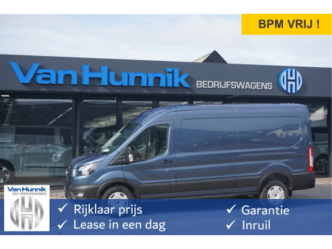 Ford Transit 350L L3H2 Trend AUT8 130PK BPM VRIJ!! 12" Sync4 Apple CP/Cam, Laadruimte Pack! NR. 613