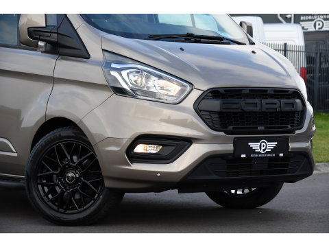Ford Transit Custom 320 2.0 TDCI L2H1 Limited DC Raptor Edition Camera, Adaptieve Cruise, Carplay, 170PK, Automaat, PDC, 2 x Schuifdeur, Stoelverwarming, Uniek!