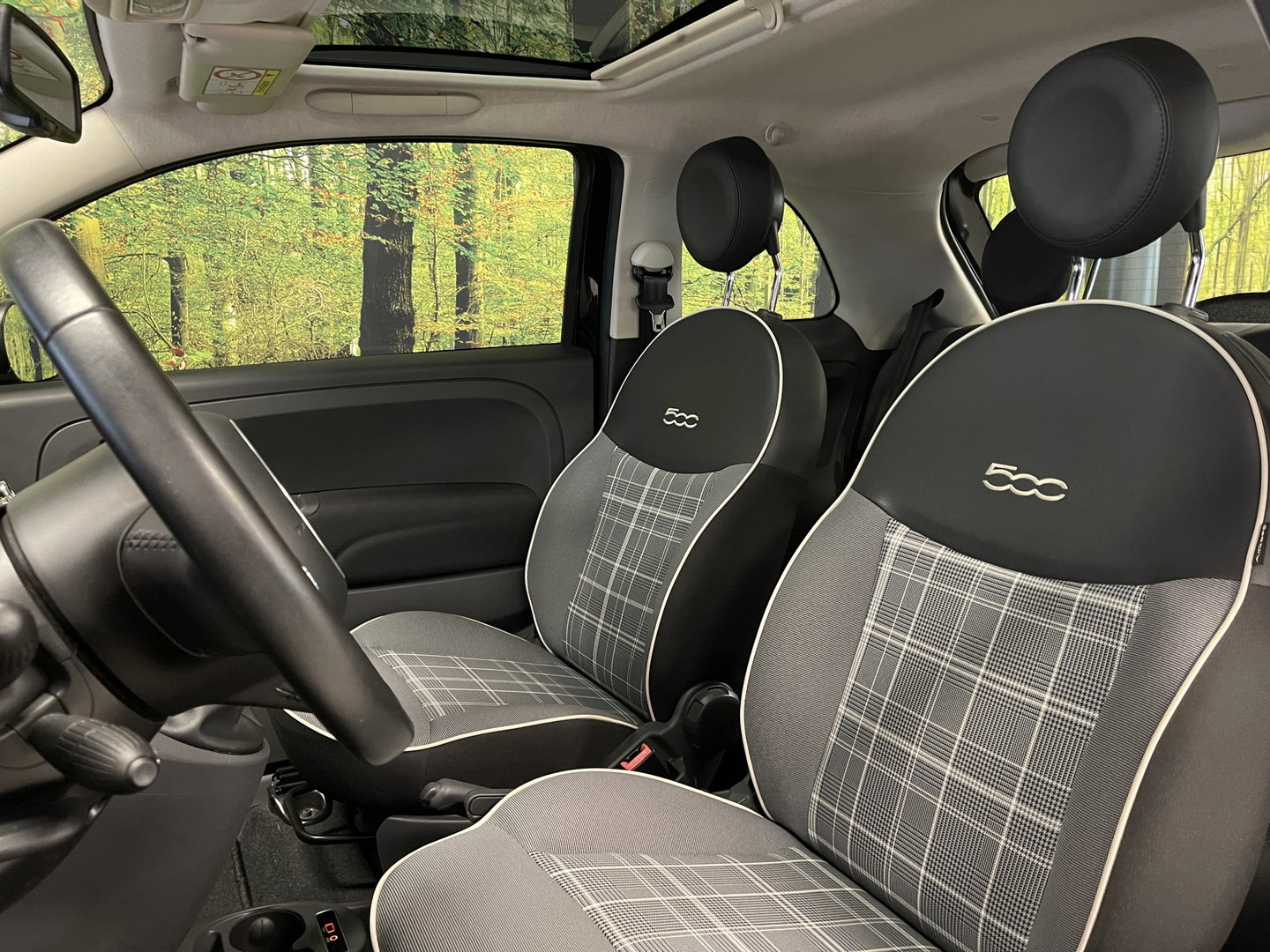 Fiat 500 0.9 TwinAir Turbo Lounge | Bluetooth | Airconditioning | Cruise Control | DAB+ | Panoramadak | Multifunctioneel Stuurwiel |