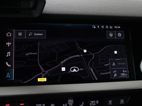 Audi A3 2.0 TFSI S3 quattro | Adaptive cruise | B&O | Bang & Olufsen | Matrix LED | Leder/Alcantara | Park Assist | Stoelverwarming | Virtual Cockpit | Carplay | Navigatie | Sportstoelen | Climate control