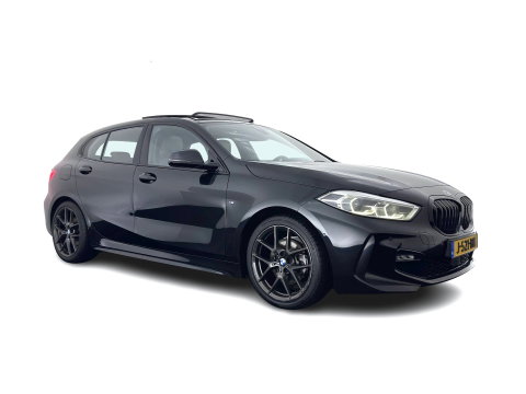 BMW 1-serie 118i High Executive Edition (INCL-BTW) Aut.*M-SPORT-CUPSEATS | PANO | FULL-LED | DIGI-COCKPIT | HIFI-SOUND | CAMERA | NAVI-FULLMAP | AMBIENTLIGHT | PRIVACY-GLASS | ECC | CARBON-INLAY | PDC | CRUISE | 18''ALU*