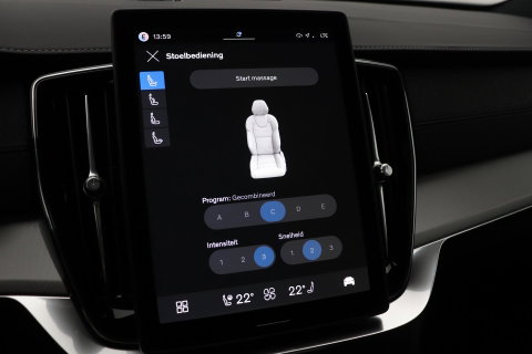 Volvo XC90 T8 Ultra Black Edition | Bowers&Wilkins | Luchtvering | Panoramadak | Trekhaak | 360° Camera | Massage | Stoelventilatie | 21 Inch