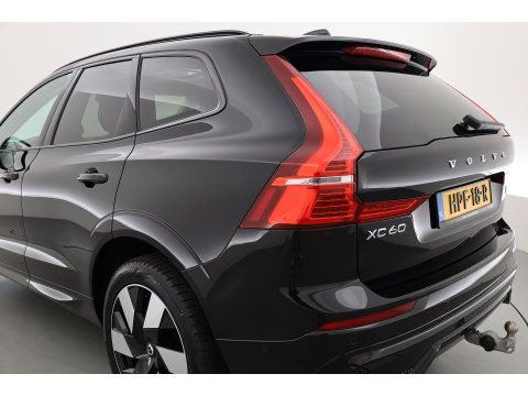 Volvo XC60 2.0 T8 Plug-in hybrid AWD Ultimate Dark | Pano | Trekhaak | HUD | Pilot Assist | Bliss | Leder | H&K | 360cam | Stoel- Stuurverw.