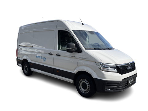 MAN eTGE Basis 36 kWh L3 H3 (2-Fase) {SoH-88%} Aut. *HEATPUMP | NAVI-FULLMAP | AIRCO | CRUISE | CAMERA | HEATED-ERGO-SEATS | PDC | DAB | WIFI | FULL-LED | 3-PERS |  CCS-FASTLOADER*