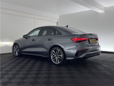 Audi A3 Limousine 35 TFSI S edition (INCL-BTW)  *AUT | 1/2 LEATHER | MATRIX-LED | HEATED-SPORTSEATS | CRUISE | CAMERA | DIGI-COCKPIT | NAVI-FULLMAP | PRIVACY-GLASS | AMBIENT-LIGHT | ECC | PDC | 18''ALU*