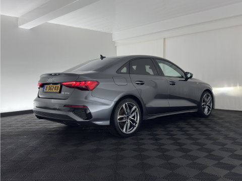 Audi A3 Limousine 35 TFSI S edition (INCL-BTW)  *AUT | 1/2 LEATHER | MATRIX-LED | HEATED-SPORTSEATS | CRUISE | CAMERA | DIGI-COCKPIT | NAVI-FULLMAP | PRIVACY-GLASS | AMBIENT-LIGHT | ECC | PDC | 18''ALU*