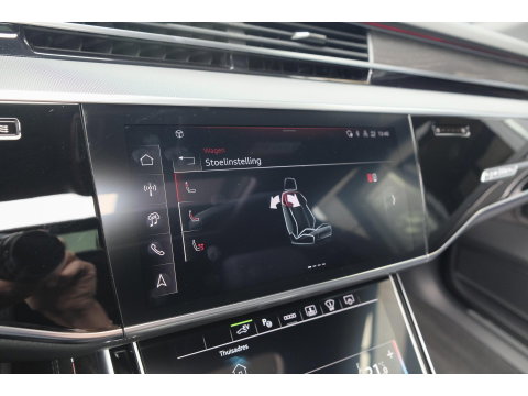 Audi A8 60 TFSIe 462pk S-Line Quattro Panoramdak *BTW* B&O *SOH 100%* 4-Wielsturing RS stoelen Luchtvering Massage Stoelkoeling