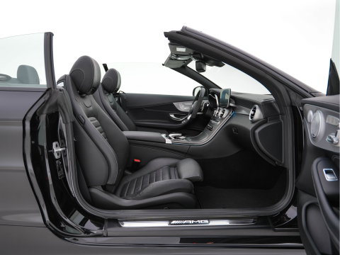 Mercedes-Benz C-Klasse Cabrio AMG 43 4MATIC Night Edition Aut. *LEDER | BURMESTER-AUDIO | FULL-LED | HEATED/VENTILATED-SPORTSEATS | NAVI-FULLMAP | SHIFTPADDLES | CAMERA | BLINDSPOT | ADAPTIVE-CRUISE | LANE-ASSIST | KEYLESS | AMBIENTLIGHT | MEMORY ..