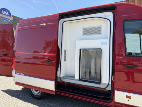 Volkswagen Crafter e-Crafter L3H3 36 kWh / Thermo King koel vries dag en nacht koeling - 22 graden celsius / rijbereik 120 km / airco / cruise / camera / pdc rondom / zero emissie