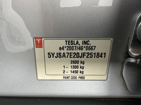 Tesla Model S 75D Base AWD [3-Fase-17kW] {SoH-87%} (INCL-BTW) Aut. *PANO | LEATHER | AIRSUSPENION | FULL-LED | NAVI-FULLMAP | KEYLESS | MEMORY-PACK | HEATED-COMFORTSEATS | DIGI-COCKPIT | AUTO-PILOT | 19"ALU*
