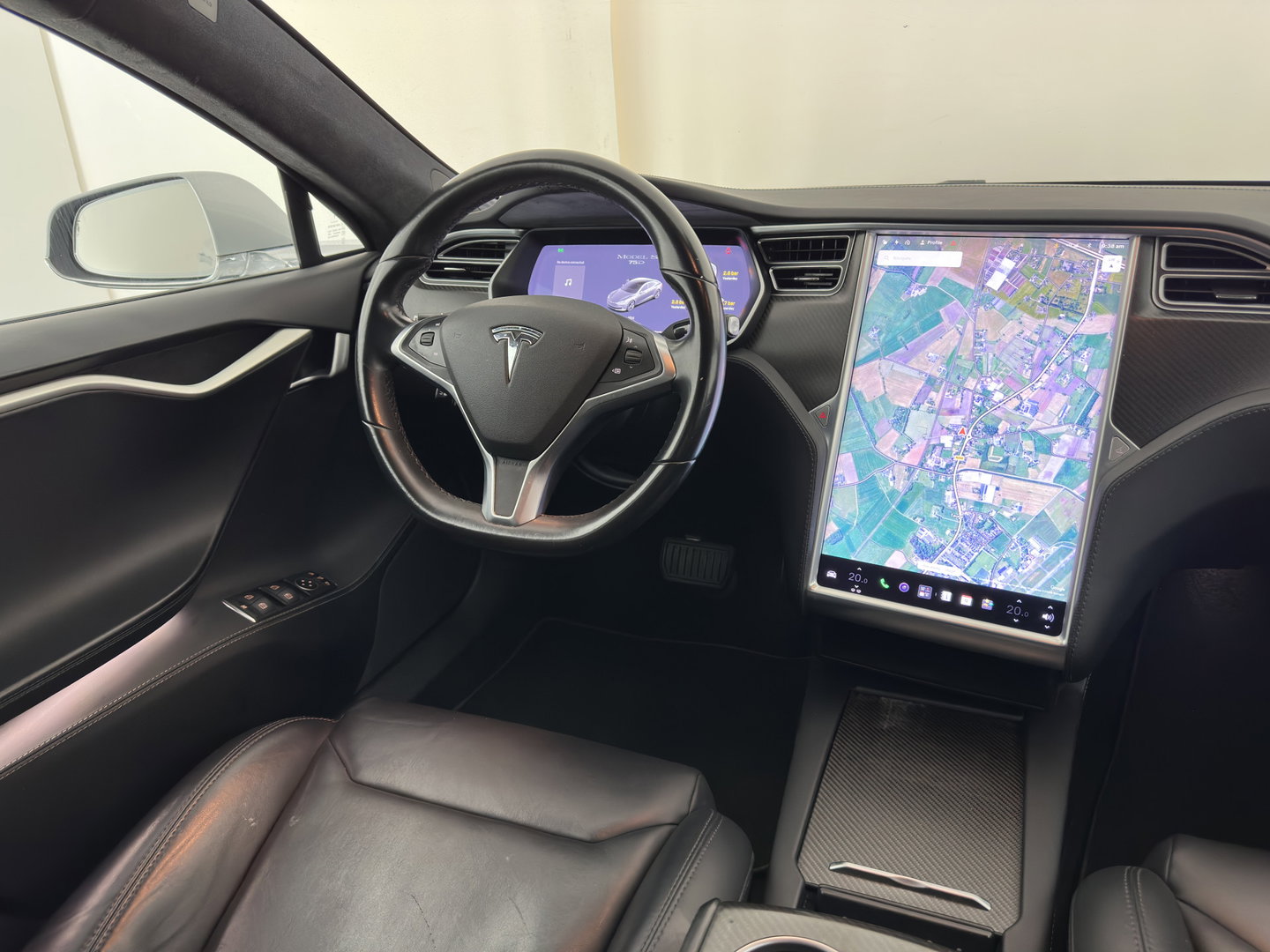 Tesla Model S 75D Base AWD [3-Fase-17kW] {SoH-87%} (INCL-BTW) Aut. *PANO | LEATHER | AIRSUSPENION | FULL-LED | NAVI-FULLMAP | KEYLESS | MEMORY-PACK | HEATED-COMFORTSEATS | DIGI-COCKPIT | AUTO-PILOT | 19"ALU*