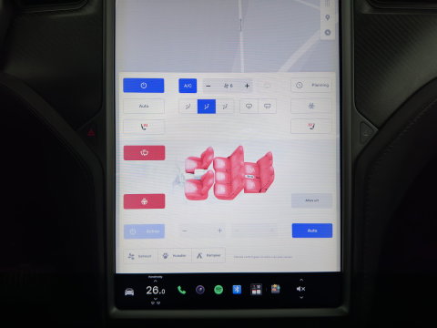 Tesla Model X 75D Base ( 7-Pers. ) [3-Fase-17kW] {SoH-84%} (INCL-BTW) Aut. *PANO | LEATHER | NAVI-FULLMAP | FULL-LED | AIRSUSPENSION | DIGI-COCKPIT | CCS-FASTLOADER | KEYLESS | DAB+ | HEATED-SPORTSEATS | PRIVACY-GLASS | AUTOPILOT |  20"A