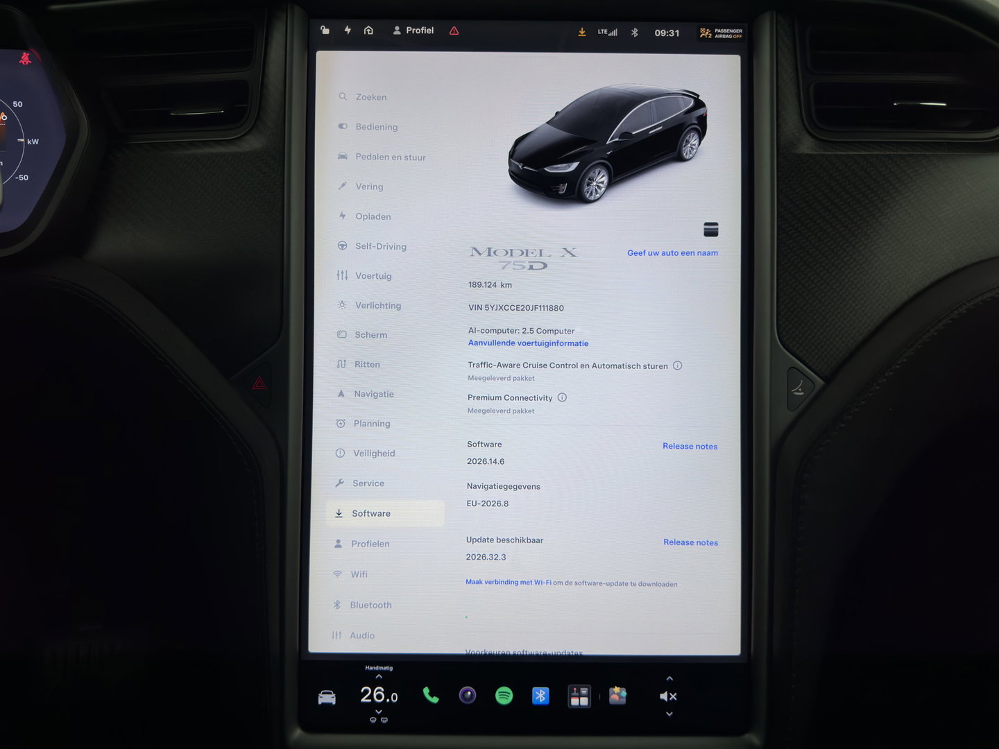 Tesla Model X 75D Base ( 7-Pers. ) [3-Fase-17kW] {SoH-84%} (INCL-BTW) Aut. *PANO | LEATHER | NAVI-FULLMAP | FULL-LED | AIRSUSPENSION | DIGI-COCKPIT | CCS-FASTLOADER | KEYLESS | DAB+ | HEATED-SPORTSEATS | PRIVACY-GLASS | AUTOPILOT |  20"A