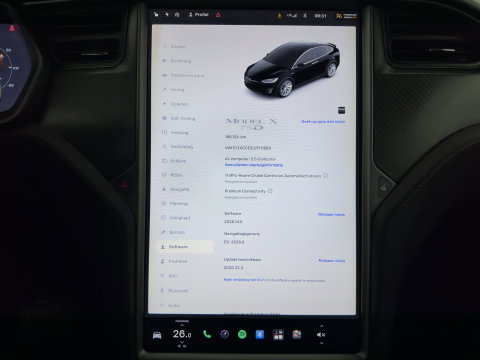 Tesla Model X 75D Base ( 7-Pers. ) [3-Fase-17kW] {SoH-84%} (INCL-BTW) Aut. *PANO | LEATHER | NAVI-FULLMAP | FULL-LED | AIRSUSPENSION | DIGI-COCKPIT | CCS-FASTLOADER | KEYLESS | DAB+ | HEATED-SPORTSEATS | PRIVACY-GLASS | AUTOPILOT |  20"A