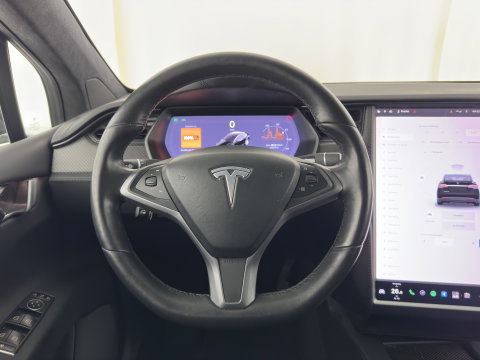 Tesla Model X 75D Base ( 7-Pers. ) [3-Fase-17kW] {SoH-84%} (INCL-BTW) Aut. *PANO | LEATHER | NAVI-FULLMAP | FULL-LED | AIRSUSPENSION | DIGI-COCKPIT | CCS-FASTLOADER | KEYLESS | DAB+ | HEATED-SPORTSEATS | PRIVACY-GLASS | AUTOPILOT |  20"A