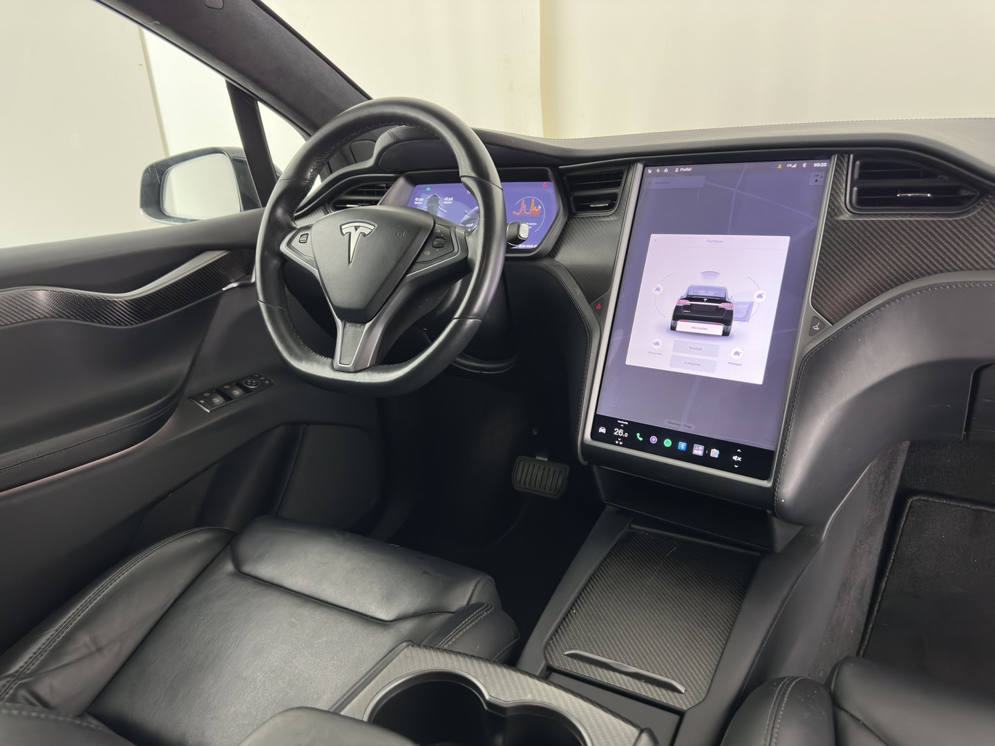 Tesla Model X 75D Base ( 7-Pers. ) [3-Fase-17kW] {SoH-84%} (INCL-BTW) Aut. *PANO | LEATHER | NAVI-FULLMAP | FULL-LED | AIRSUSPENSION | DIGI-COCKPIT | CCS-FASTLOADER | KEYLESS | DAB+ | HEATED-SPORTSEATS | PRIVACY-GLASS | AUTOPILOT |  20"A