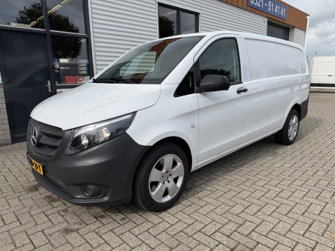Mercedes-Benz Vito 119 CDI 190pk automaat Lang L2H1 / vaste prijs rijklaar € 19.650 ex btw / euro 6 / bpm vrij / leer / lease vanaf € 331 / airco / cruise / navigatie / trekhaak 2500 kg !
