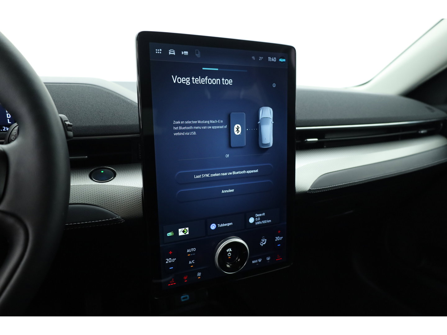 Ford Mustang Mach-E RWD 75 kWh | Rijklaar! | Adapt. Cruise | Keyless | Leder | Stoel- stuurverw. | Camera | Dodehoek | Apple CarPlay