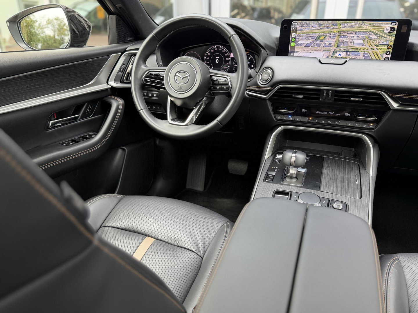 Mazda CX-60 2.5 e-SkyActiv PHEV Homura Plus Black |Pano|Leer|Memory|Ventilatie|Bose|HUD|
