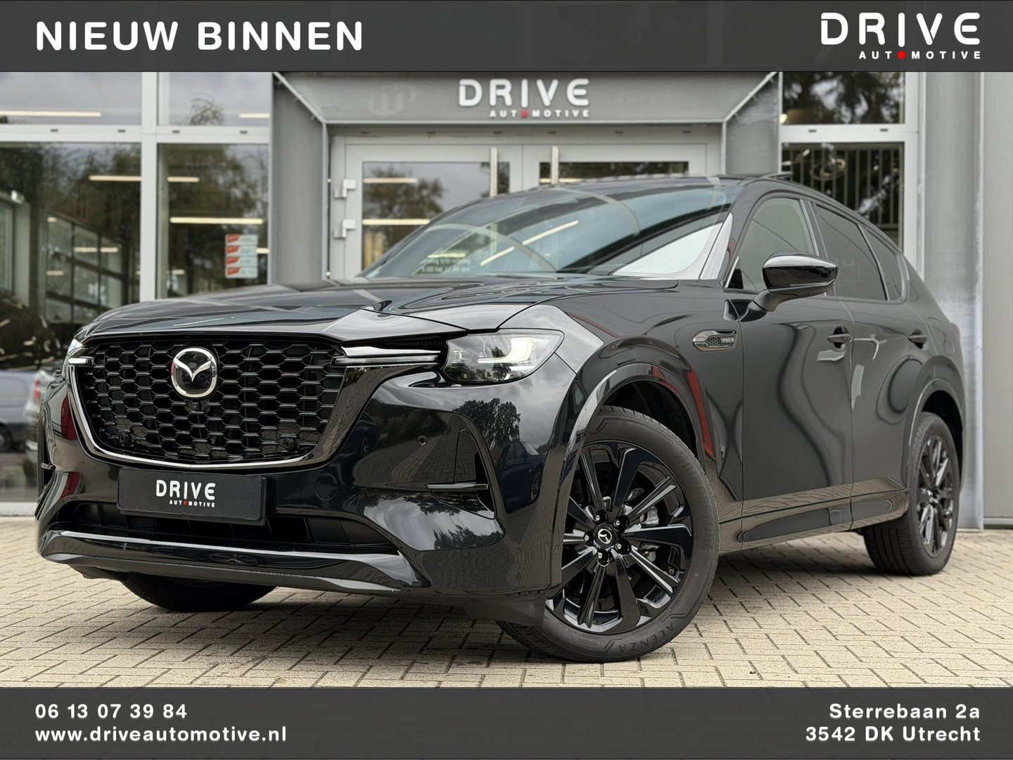Mazda CX-60 2.5 e-SkyActiv PHEV Homura Plus Black |Pano|Leer|Memory|Ventilatie|Bose|HUD|