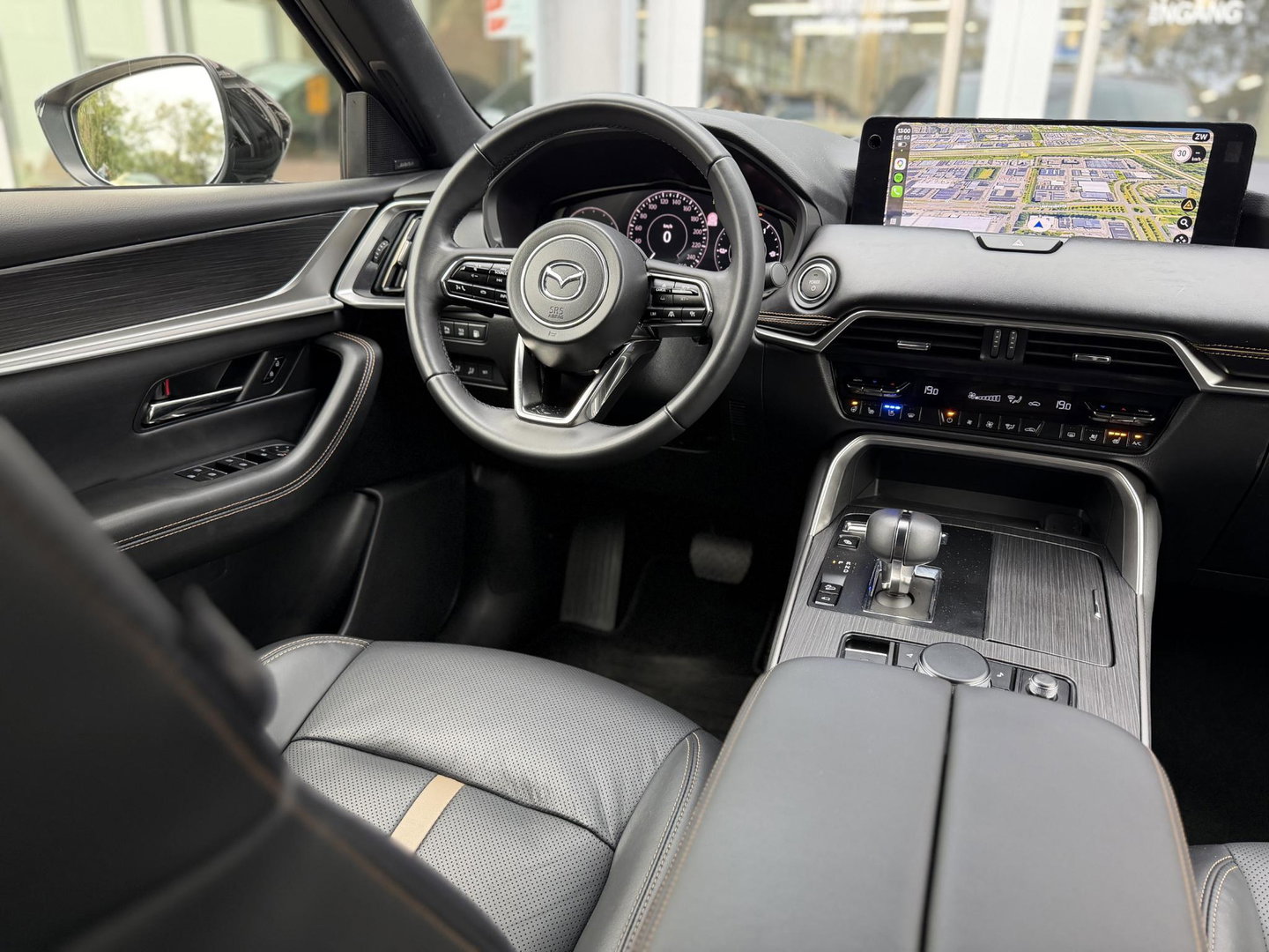 Mazda CX-60 2.5 e-SkyActiv PHEV Homura Plus Black |Pano|Leer|Memory|Ventilatie|Bose|HUD|