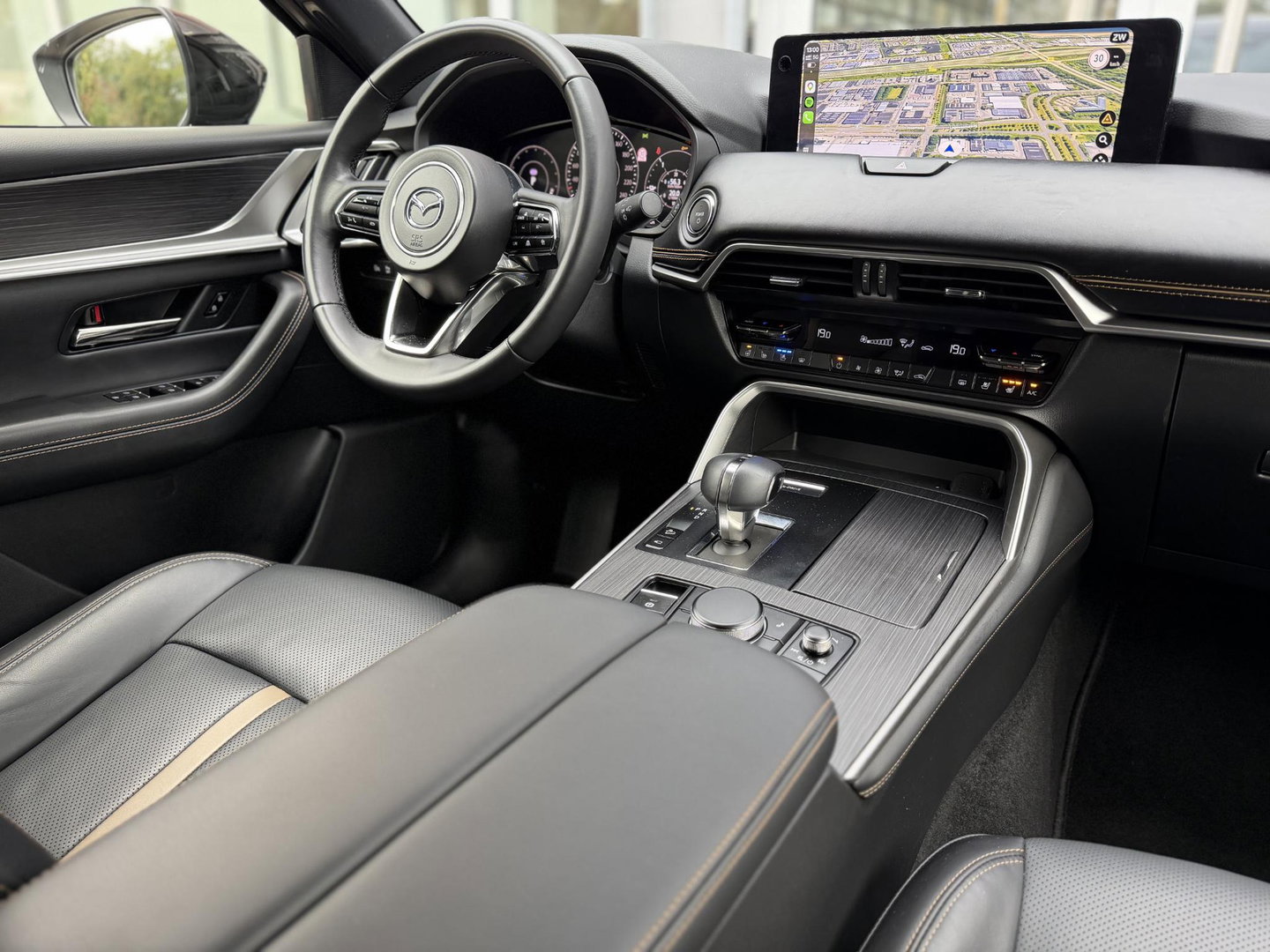 Mazda CX-60 2.5 e-SkyActiv PHEV Homura Plus Black |Pano|Leer|Memory|Ventilatie|Bose|HUD|