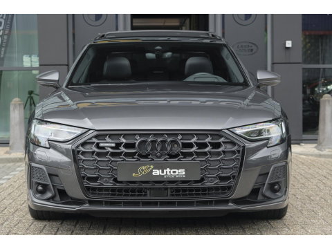 Audi A8 60 TFSIe 462pk S-Line Quattro Panoramdak *BTW* B&O *SOH 100%* 4-Wielsturing RS stoelen Luchtvering Massage Stoelkoeling