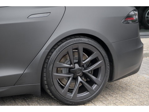 Tesla Model S Plaid 1020pk Yoke stuur FSD *BTW* *SOH 87%* Panoramadak Full Self Drive NLauto 21' LMV