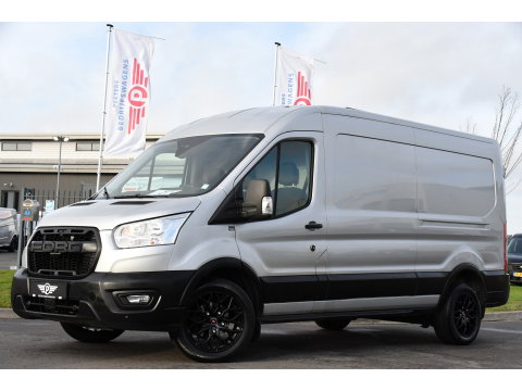 Ford Transit 350 2.0 TDCI L3H2 Raptor Edition Camera, Cruise, Carplay, 170pk, Trekhaak, Multimedia, Sensoren, Uniek!