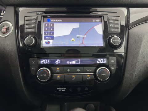 Nissan QASHQAI 1.2 Tekna Aut. *PANO | LEDER | NAVI-FULLMAP | Bi-LED-LIGHTS | HEATED-COMFORTSEATS | NISSAN-CONNECT | TOPVIEW | ECC | PDC | BLINDSPOT | ADAPTIVE-CRUISE | TOWBAR | AMBIENTLIGHT | KEYLESS | DAB | 19"ALU*