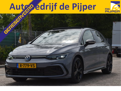 Volkswagen Golf 2.0 TSI 191 PK 3x R-Line Nardo Grey Winter pakket | Zéér netjes | Open dak | Keyless | Sfeerverlichting | Carplay | Stoel- & stuurverwarming | DAB