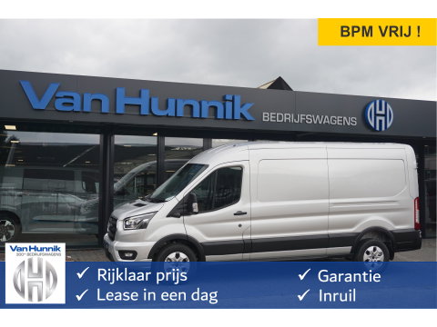 Ford Transit 350L L3H2 Limited AUT-10 RWD 165PK BPM VRIJ 3.5T Trekhaak, Navi, Adap. Cruise, 360° Cam!! NR. A206