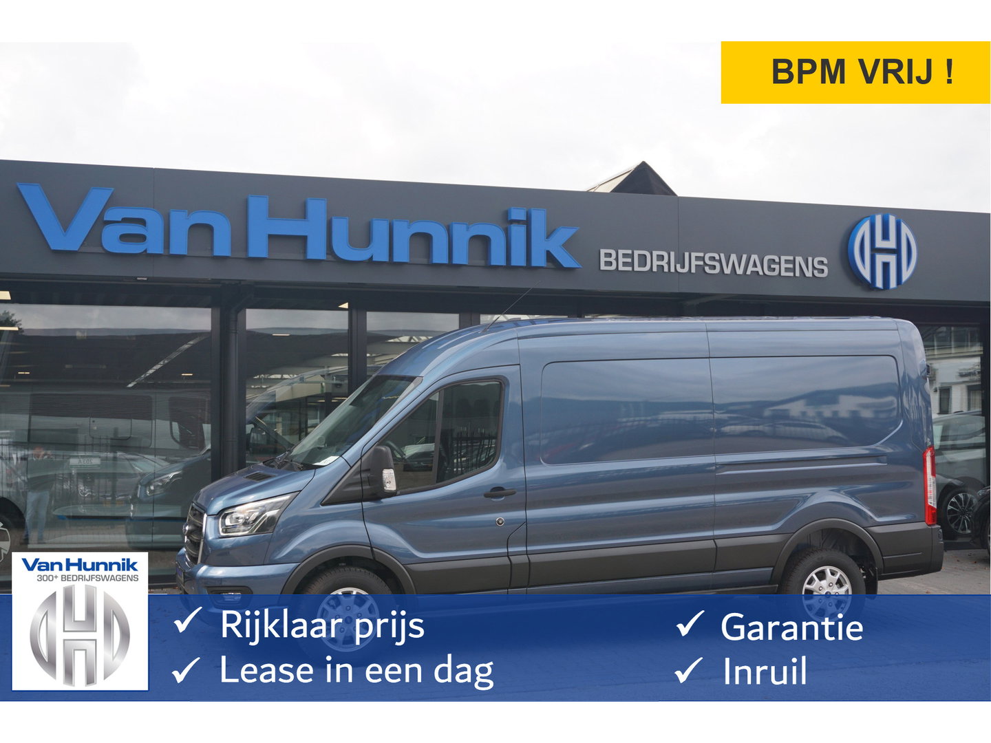 Ford Transit 350L 170PK L3H2 Limited AUT BPM VRIJ!! 12" Sync4 Navi + Camera, LM Velg, Xenon!! NR. 225