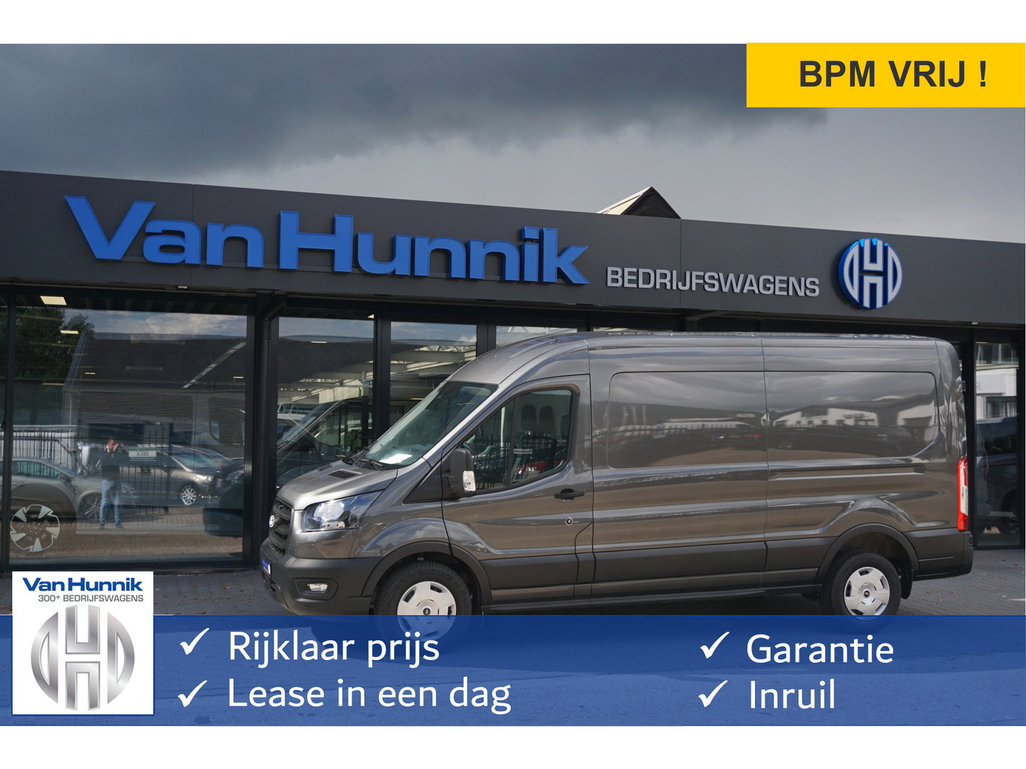 Ford Transit 350L L3H2 Trend AUT8 130PK BPM VRIJ!! 12" Sync4 Apple CP/Cam, Laadruimte Pack! NR. 616