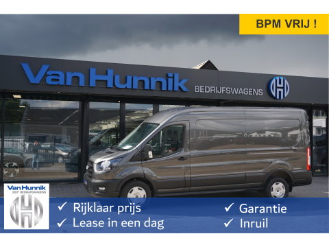 Ford Transit 350L L3H2 Trend AUT8 130PK BPM VRIJ!! 12" Sync4 Apple CP/Cam, Laadruimte Pack! NR. 616