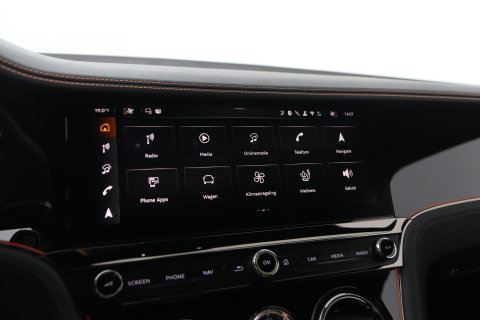 Bentley Continental GT GTC 4.0 V8 Hybrid Black Edition | Touring Specification | Rotating Display | Luchtvering | Massage+Ventilatie | Bang&Olufsen | 22 Inch