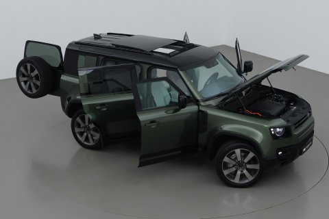 Land Rover Defender 110 P300e X-Dynamic HSE | MY26 | ACC | Trekhaak | ClearSight | Luchtvering | Panoramadak | Meridian Surround | Head-Up | 22 Inch