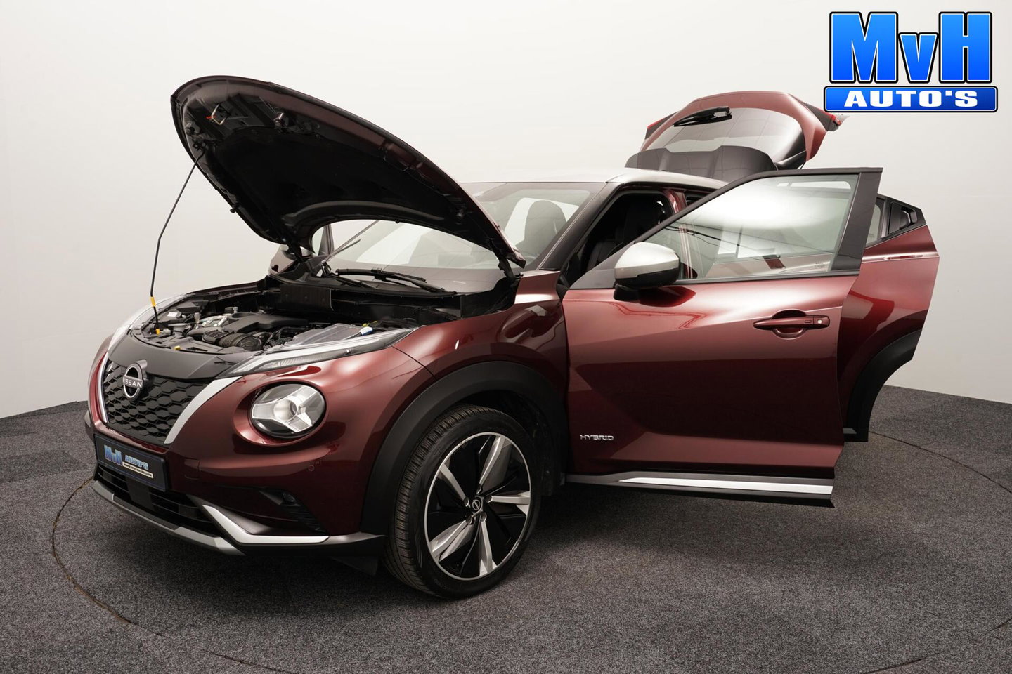 Nissan Juke 1.6 Hybrid Tekna|TREKHAAK|360°CAM|STOEL/STUUR.VW