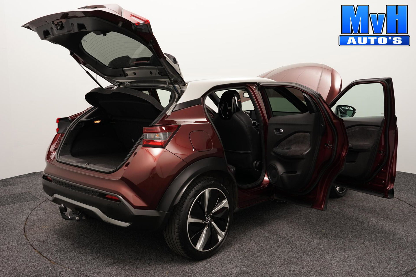 Nissan Juke 1.6 Hybrid Tekna|TREKHAAK|360°CAM|STOEL/STUUR.VW