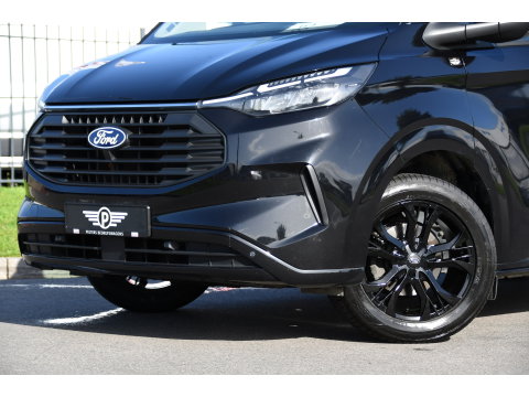 Ford Transit Custom 300 2.0 TDCI L1H1 Limited Black Edition Camera, Cruise, Carplay, LED, Stoelverwarming , 150pk, Sensoren, Trekhaak, Multimedia, Uniek!