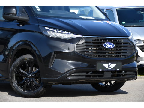 Ford Transit Custom 300 2.0 TDCI L1H1 Limited Black Edition Camera, Cruise, Carplay, LED, Stoelverwarming , 150pk, Sensoren, Trekhaak, Multimedia, Uniek!