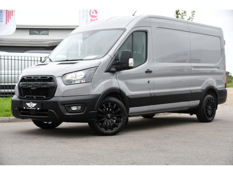 Ford Transit 350 2.0 TDCI L3H2 Raptor Edition FACELIFT! Virtual, 360 Camera, Carplay, Adaptieve Cruise, Stoelverwarming, Stuur verwarming, 165pk, automaat, Trekhaak, Uniek!