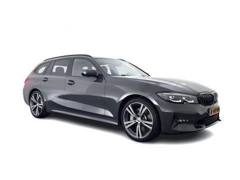 BMW 3 Serie Touring 330e Sportline High Executive (Plug-in) {SoH-91%} (INCL-BTW) Aut. *LEATHER | FULL-LED | HEATED-SPORTSEATS | HIFI-SOUND | NAVI-FULLMAP | DAB+ | DIGI-COCKPIT | PRIVACY-GLASS | AMBIENTLIGHT | ECC | PDC | CRUISE | SHIFT-PADDLES | 19"ALU*