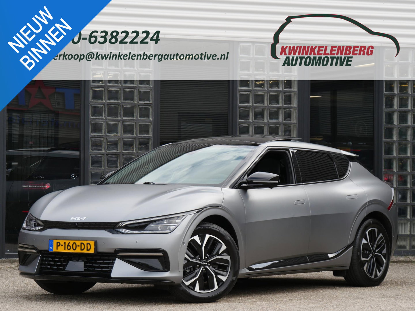 Kia Ev6 77kWh GT-LINE/ SCHUIFDAK/ 360° CAMERA/ HEAD-UP/ TREKHAAK/ NL-AUTO 1STE EIGENAAR/ SOH 97%